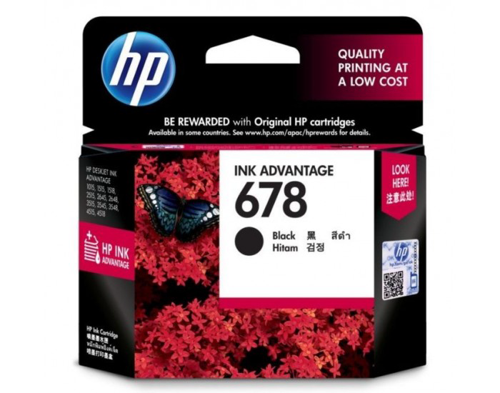 HP INK CARTRIDGE 678 BLACK (ORIGINAL)